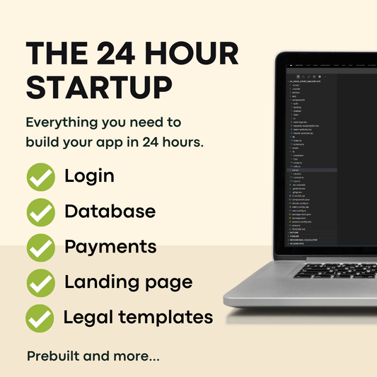 The 24 Hour Startup Boilerplate